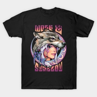 Wolf & Swallow - Art Nouveau [FIRE] T-Shirt